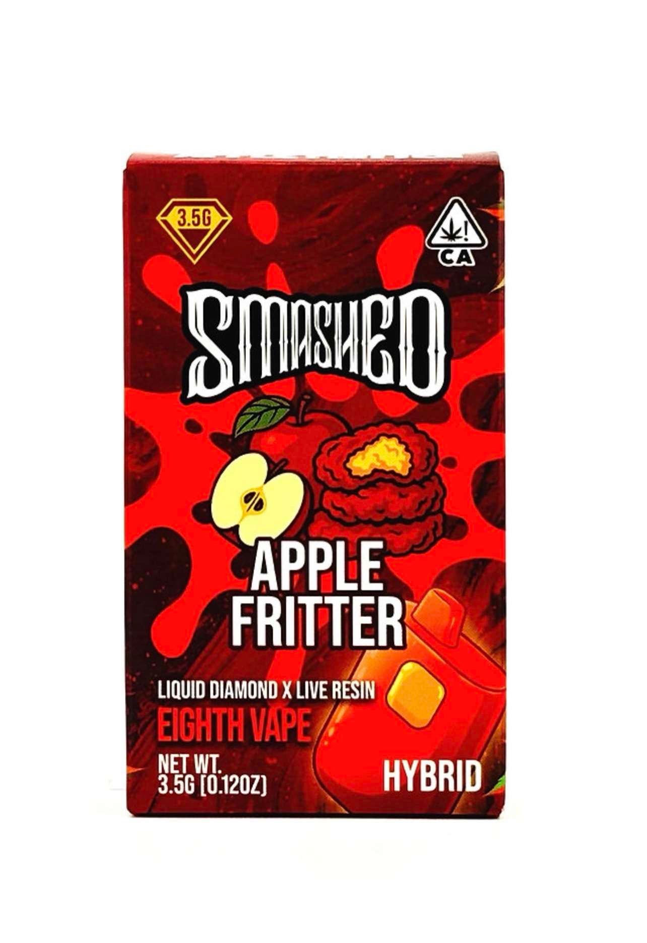 3.5g Apple Fritter HYBRID Liquid Diamond x Live Resin Disposable Vape by Smashed