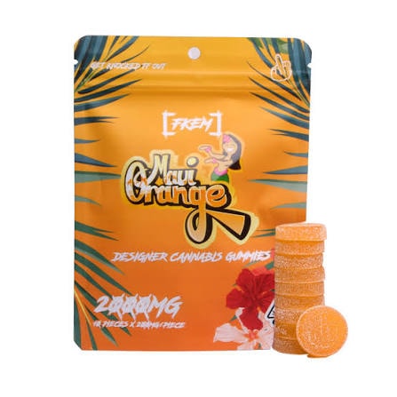 2000mg Maui Orange Gummies by FKEM